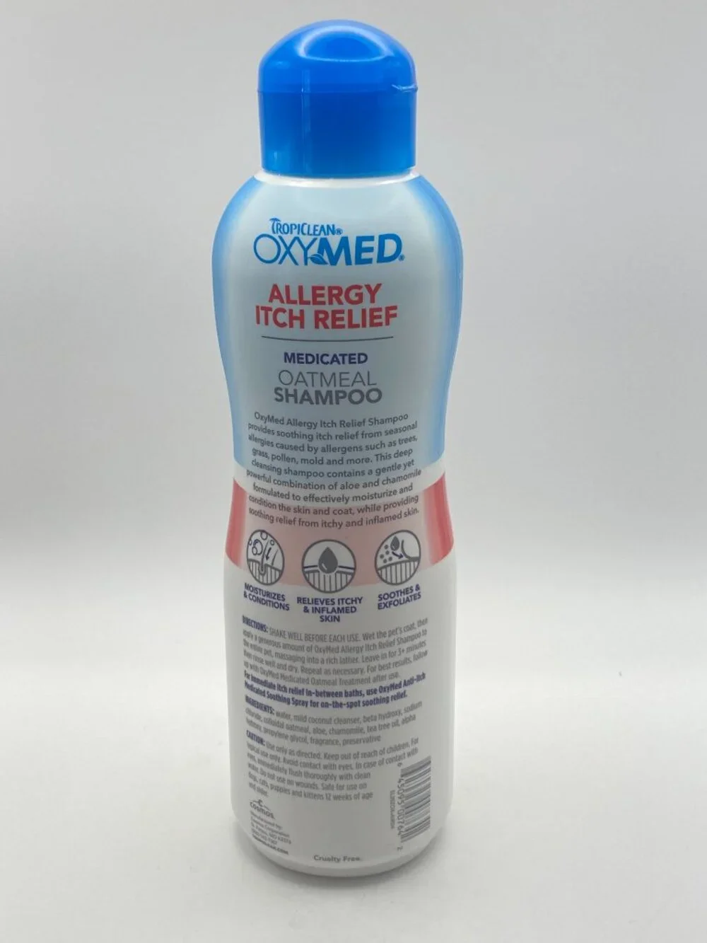 TropiClean OxyMed Medicated Oatmeal Pet Shampoo (20 fl oz / 591 ml) 🐾